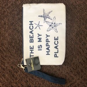 NWT Zipper pouch “Beach”